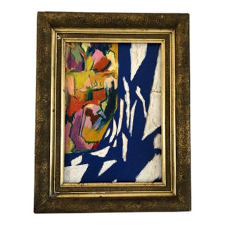 The French Coast a Mixed-Media Original Collage/Drawing Erik Sulander 21x26 For Sale