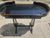 French Country Theodore Alexander Black Lacquer Tray Table, Ateliers De La Madeleine Desk For Sale - Image 3 of 3
