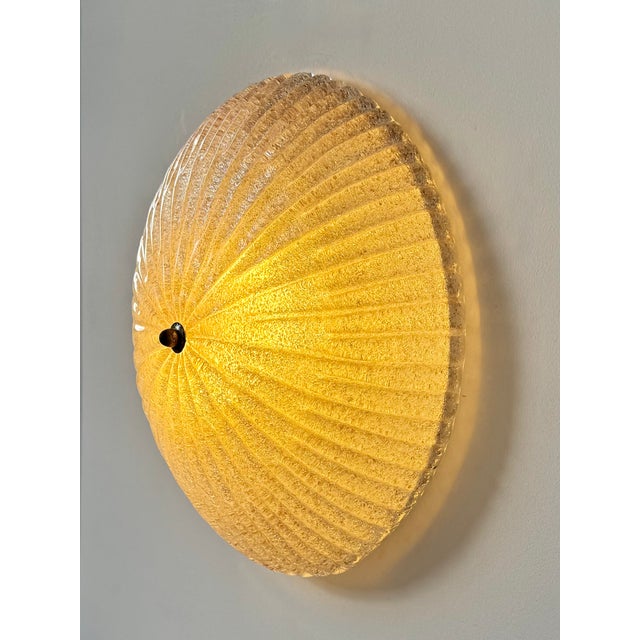 Vintage Murano Glass Wall Light, Italy, 1970s For Sale - Image 4 of 9