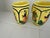 Ceramic Mid 20th Century Henriot Quimper Soleil Yellow Accent Mug Featuring Lady, 2 Available For Sale - Image 7 of 9
