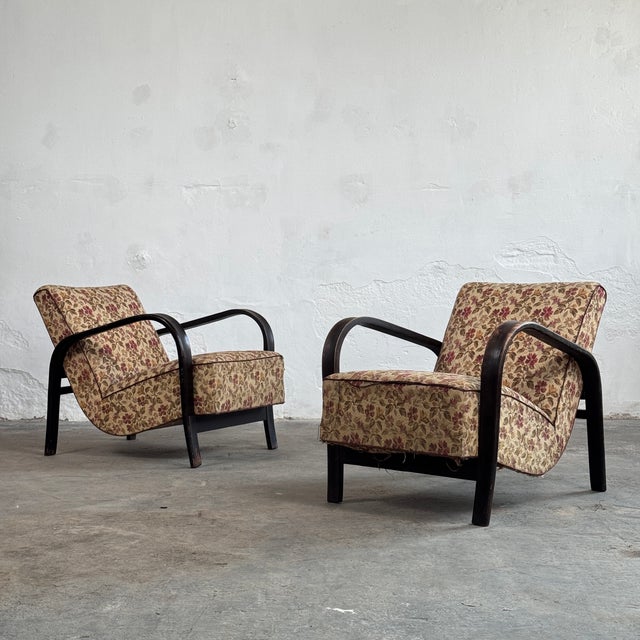 Mid-Century Modern Lounge Chairs by Karel Koželka & Antonín Kropáček, 1960s, Set of 2 For Sale - Image 11 of 11