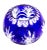 Absolutely gorgeous and stunning bright cobalt blue cut crystal round vase or candle holder. Use this piece for your...