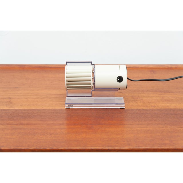 Cream Vintage HL 70 Table Fan from Braun, 1970s For Sale - Image 8 of 8
