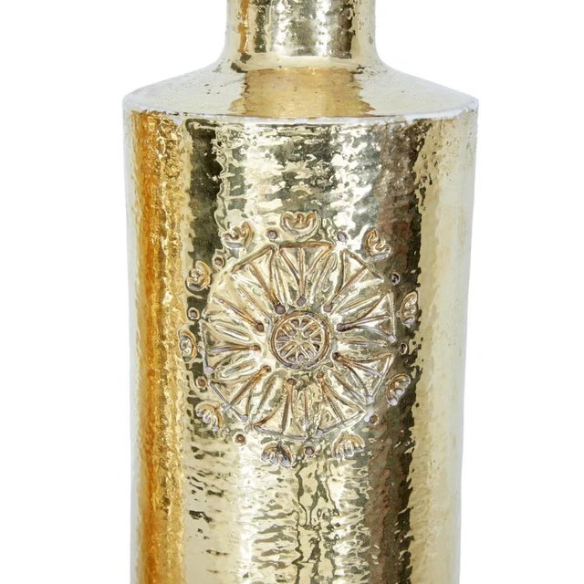 1970s Mid-Century Gilt Lamps by Bitossi for Bergboms, Set of 2 For Sale - Image 5 of 8