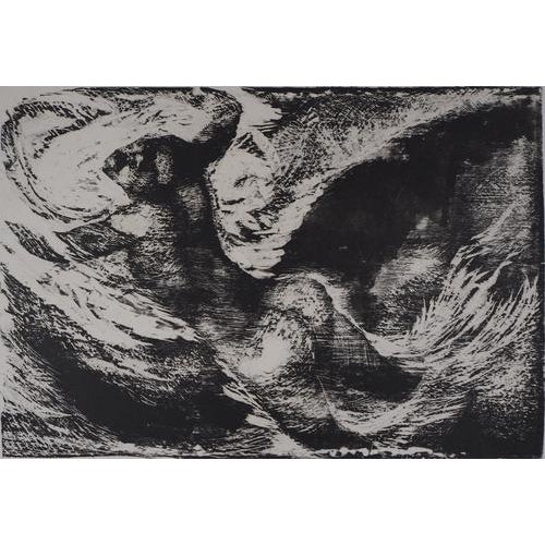 Francis Mockel, Swimmer II, Etching For Sale - Image 7 of 8