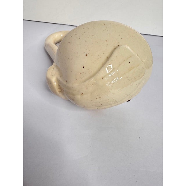 Vintage Ceramic Swan Soup Tureen With Coordinating Ladle – Cream Speckled Glaze, Cottage Farmhouse Serveware For Sale - Image 18 of 18