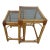 Vinatge Bamboo Nesting End Tables Hollywood Regency-Set of 2 For Sale