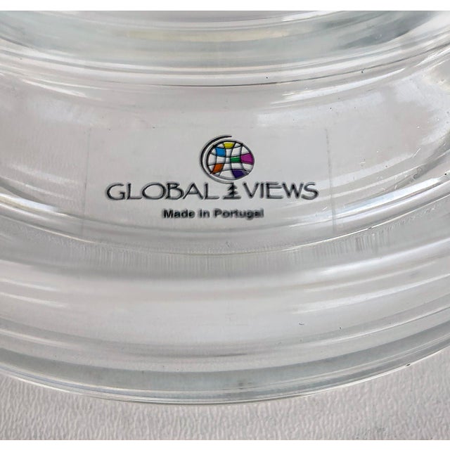 Large Blown Glass Centerpiece Bowl by Global Views Made in Portugal For Sale - Image 10 of 10