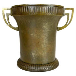 Art Deco Champagne Cooler in Copper and Brass, Sweden, 1930s