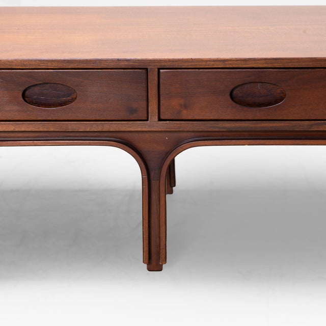 Bernini Model 512 Coffee Table with Drawers by Gianfranco Frattini for Bernini, 1960s For Sale - Image 4 of 11