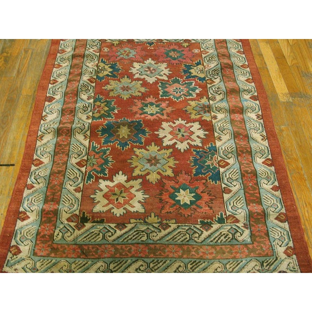 Antique Caucasian-Zeychor rug 3'5" x 4'7". Antique Seychour Caucasian Knotted Rug, Country of Origin: Caucasus, Circa...