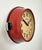 Industrial Vintage Red Seiko Navy Wall Clock, 1970s For Sale - Image 3 of 18