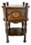 Early 1900s Antique Americana Boho Chic British Colonial Cushman Product Drinks Table Humidor For Sale
