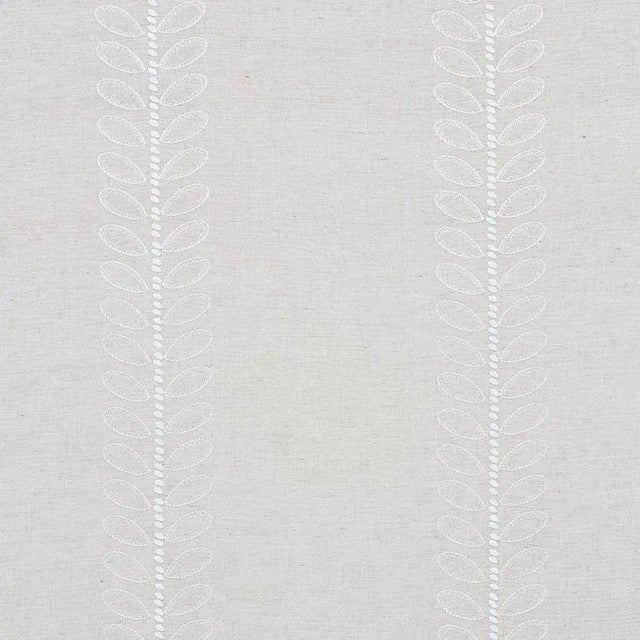 With a delicate embroidered leaf stripe that meanders up a lovely cotton-linen ground, Camille captures the simplicity of...
