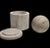 1990s 1990s Travertine Stone Canister and Sphere Set- 2 Pieces For Sale - Image 5 of 10