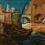1960s Vintage Modernist Painting of Venice For Sale - Image 5 of 11