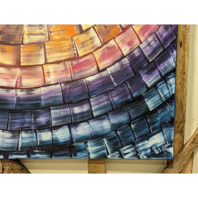 A beautiful series of original paintings. Each piece is composed of a montage of rectangular forms with a wonderful blend...