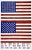 Jasper Johns Two Flags 1980 Original 50th Anniversary of the Whitney Museum of American Art Exhibition Poster For Sale