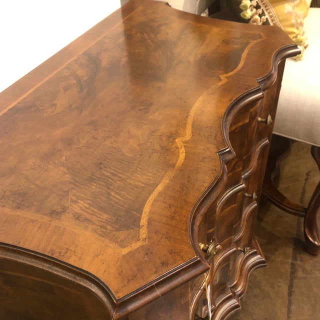 Wood 1960s Traditional Wooden 3 Drawer Nightstand For Sale - Image 7 of 13