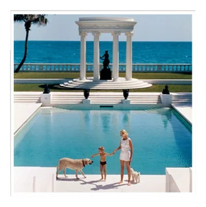 Slim Aarons, "Nice Pool," January 1, 1955 Getty Images Gallery Framed Art Print