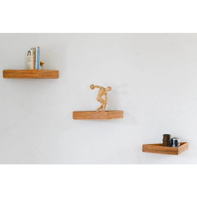 Rattan Floating Shelves - Set of 3 For Sale - Image 9 of 10