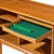 Bernhard Pedersen Mid Century Danish Teak Tambour Credenza and Hutch For Sale - Image 10 of 12