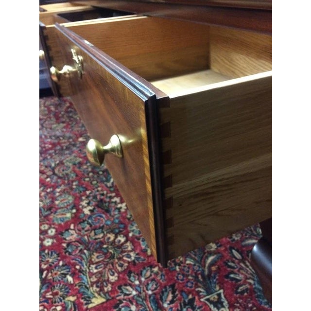 Brass Henkel Harris Huntboard, Vintage Sideboard Buffet, Henkel Harris Furniture For Sale - Image 8 of 10