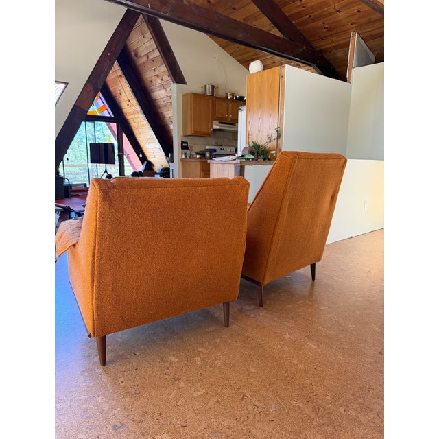 1960s Set of Mid-Century Modern Flex Steel Chairs With Ottoman For Sale - Image 9 of 11