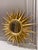 Late 20th Century Sunburst Golden Mirror Art Decó Style For Sale - Image 9 of 9