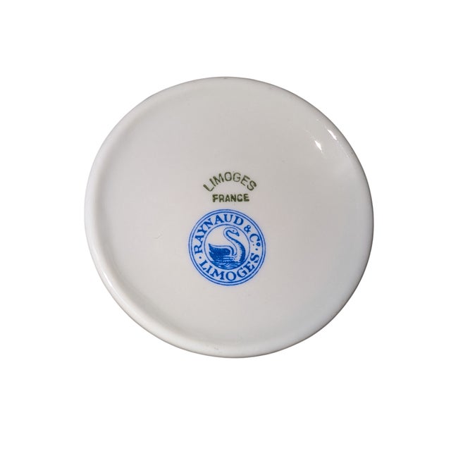 Ceramic 1980s Limoges "Viex Chine" Demitasse Cup & Saucer For Sale - Image 7 of 10