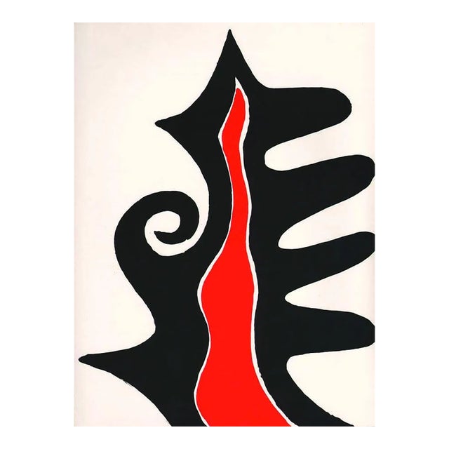 Calder Original Lithograph Dm46201 Derriere Le Miroir 1973 For Sale