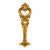 Vintage 1972 Dart Industries #3476 Ornate Gold Wall Hanging Spoon, Hollywood Regency For Sale