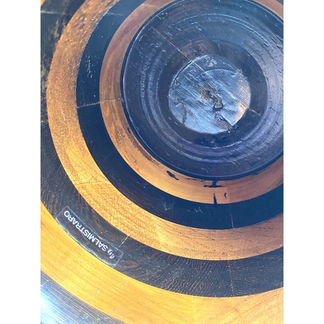 Wooden Cone Sculpture from Salmistraro Italy, 1970s For Sale - Image 9 of 18