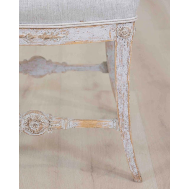 Wood Swedish 19th Century Gustavian Stool For Sale - Image 7 of 8