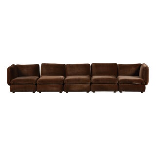 Vintage Italian Modular Sofa, Italy, 1960s, Set of 5 For Sale
