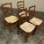 Set of 6 Country French Dining Chairs With Rush Seats Includes 2 Armchairs For Sale - Image 10 of 13
