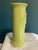 Vintage Green Ceramic Vase With Embossed Geisha Motif For Sale - Image 4 of 10