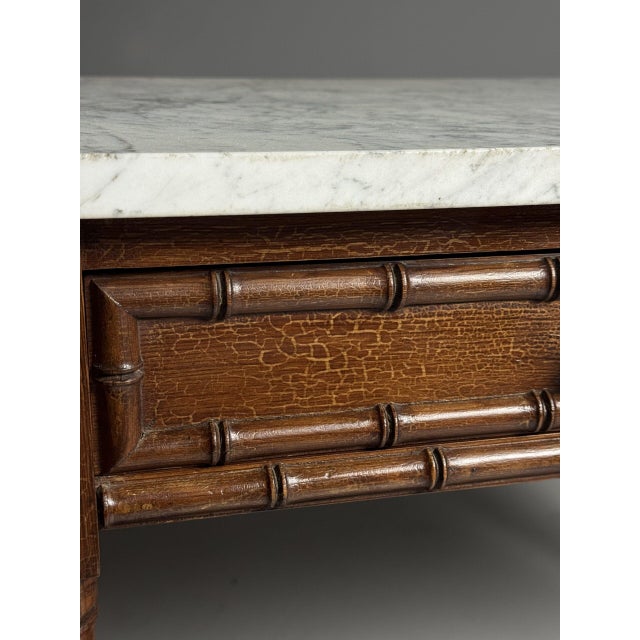 Antique Side Table in Faux Bamboo, 1900 For Sale - Image 13 of 18