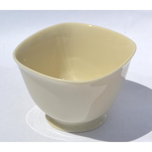 Ceramic Vintage Square Lenox Special Nut Dish Fine Bone China Porcelain Bowl 24k Gold Trademark For Sale - Image 7 of 14