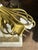 1850s Cornelius Style Brass Floral Basket Girandole Mantel Lamps - Pair For Sale - Image 10 of 11