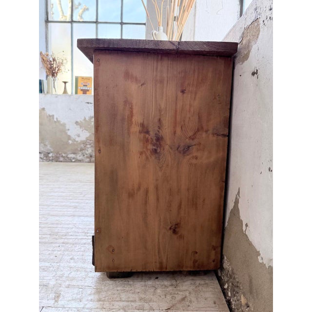 Vintage Pine Workshop Credenza, 1950s For Sale - Image 17 of 18