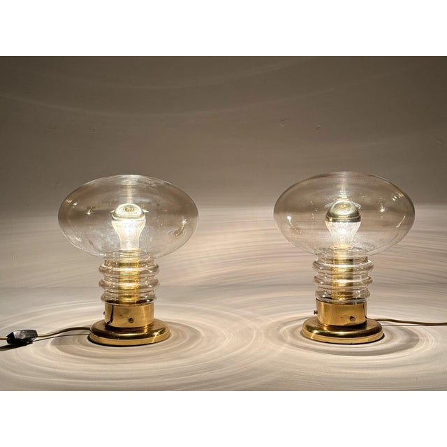 Metal Mid-Century Modern Mushroom Lamps by Luigi Colani, 1970s, Set of 2 For Sale - Image 7 of 18