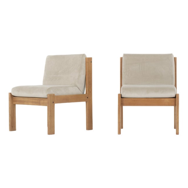 Set of Vintage Low Chairs by Andre Sornay, 1960 For Sale