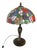 Tiffany Style Stained Glass Table Lamp, 1980 For Sale