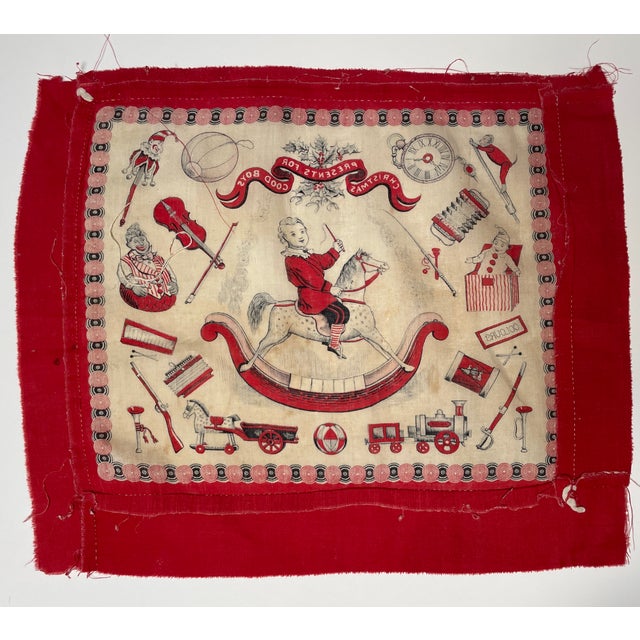 Late 19th Century 1880s Storybook Bandana Quilt Squares - Collection of Six For Sale - Image 5 of 8