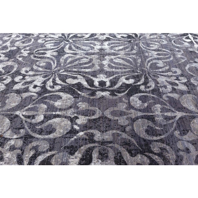 Modern Traditional Inspired Rug by Doris Leslie Blau Size: 10'0" × 13'6" (304 × 411 cm) Color: Beige, Black, Gray...