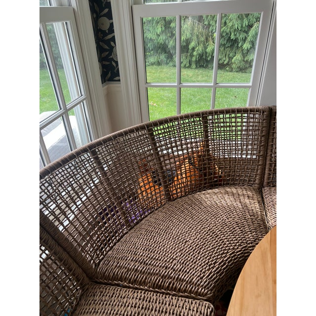 Indoor / Outdoor Corner Banquette For Sale - Image 4 of 8