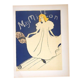 Vintage Toulouse-Lautrec Lithograph-Printed by Mourlot,Paris-1951 For Sale