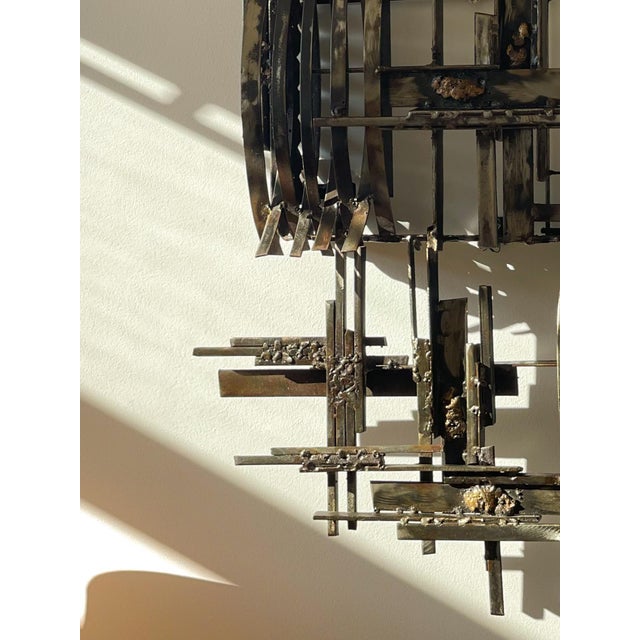 Large Brutalist Wall Sculpture, Brazil, 1950s, in Very Good conditions. Designed 1950 to 1959