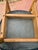 1960s Vintage Mid-Century Modern Dining Chair With Black Upholstery & Tapered Wood Legs For Sale - Image 5 of 9